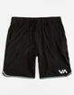 RVCA Sport VA Sport II Boys Black Shorts image number 1