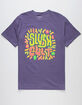 SLUSHCULT Amoeba Mens Washed T-Shirt image number 1