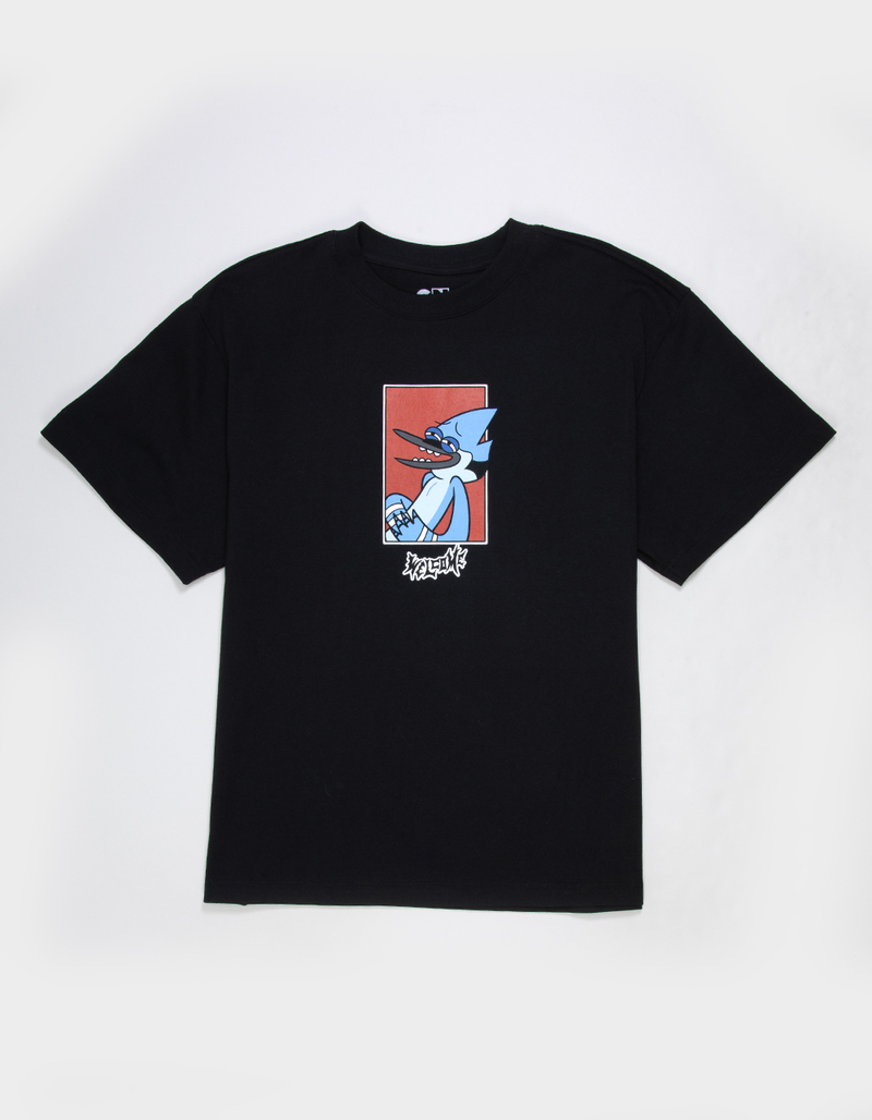 WELCOME SKATEBOARDS x Regular Show Mordecai Mens Tee image number 0