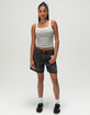 HEART & HIPS Square Neck Womens Ringer Cami image number 2