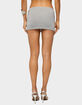 EDIKTED Teagyn Metallic Knit Mini Skort image number 3