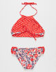 BILLABONG Free Babe High Neck Girls Reversible Bikini Set image number 2