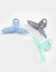 FULL TILT 3 Pack Keyhole Claw Hair Clips image number 1