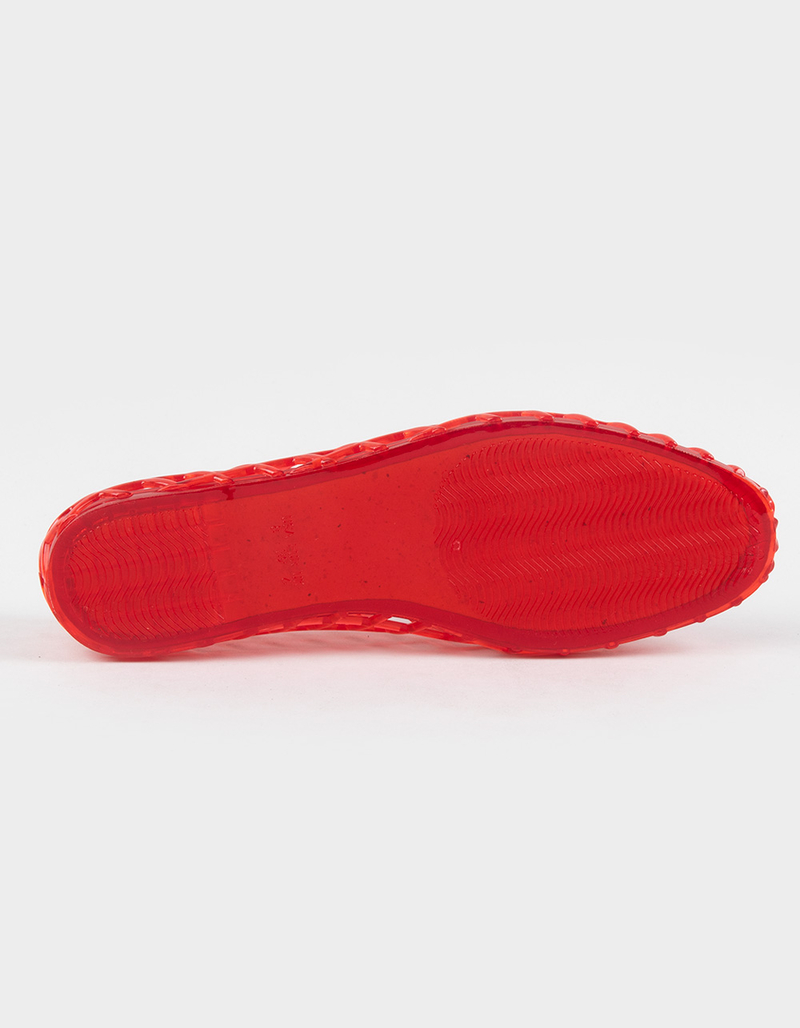 FULL TILT Ashley Womens Jelly Ballet Flats image number 2