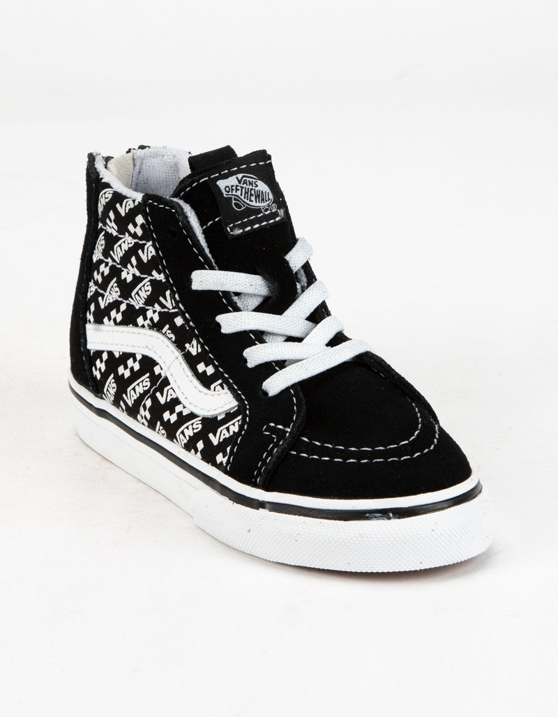 VANS Toddler Sk8-Hi Logo Zip Shoes image number 1