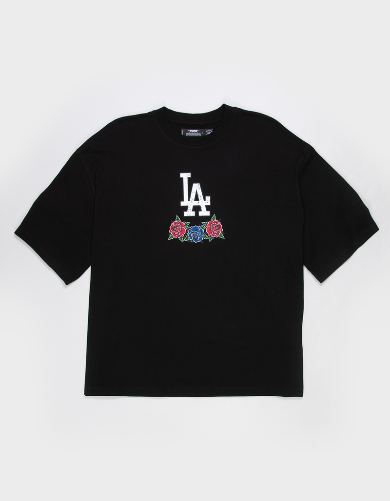 PRO STANDARD Los Angeles Dodgers Roses Mens Boxy Tee image number 1