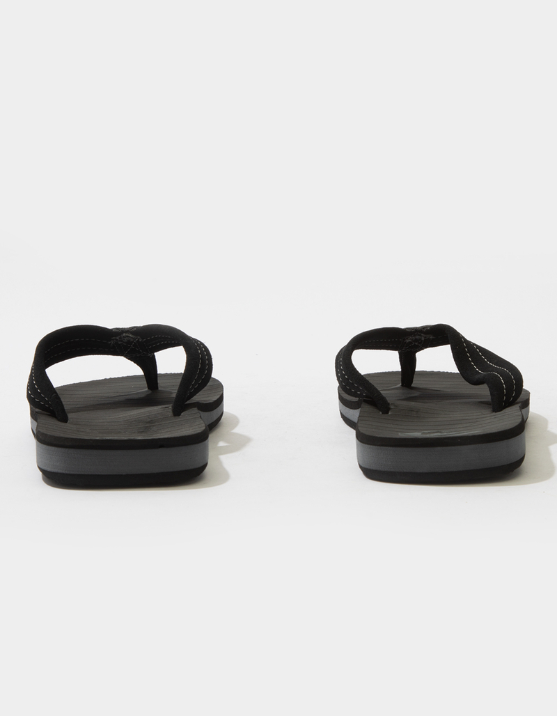 QUIKSILVER Carver Suede Mens Flip Flops image number 3