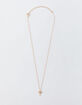 FULL TILT Palm Tree Gold Dainty Necklace image number 2