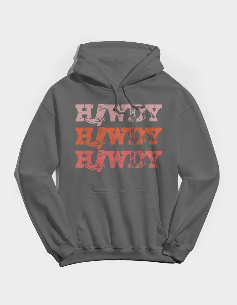 WESTERN Howdy Cowboy Boot Unisex Hoodie image number 0