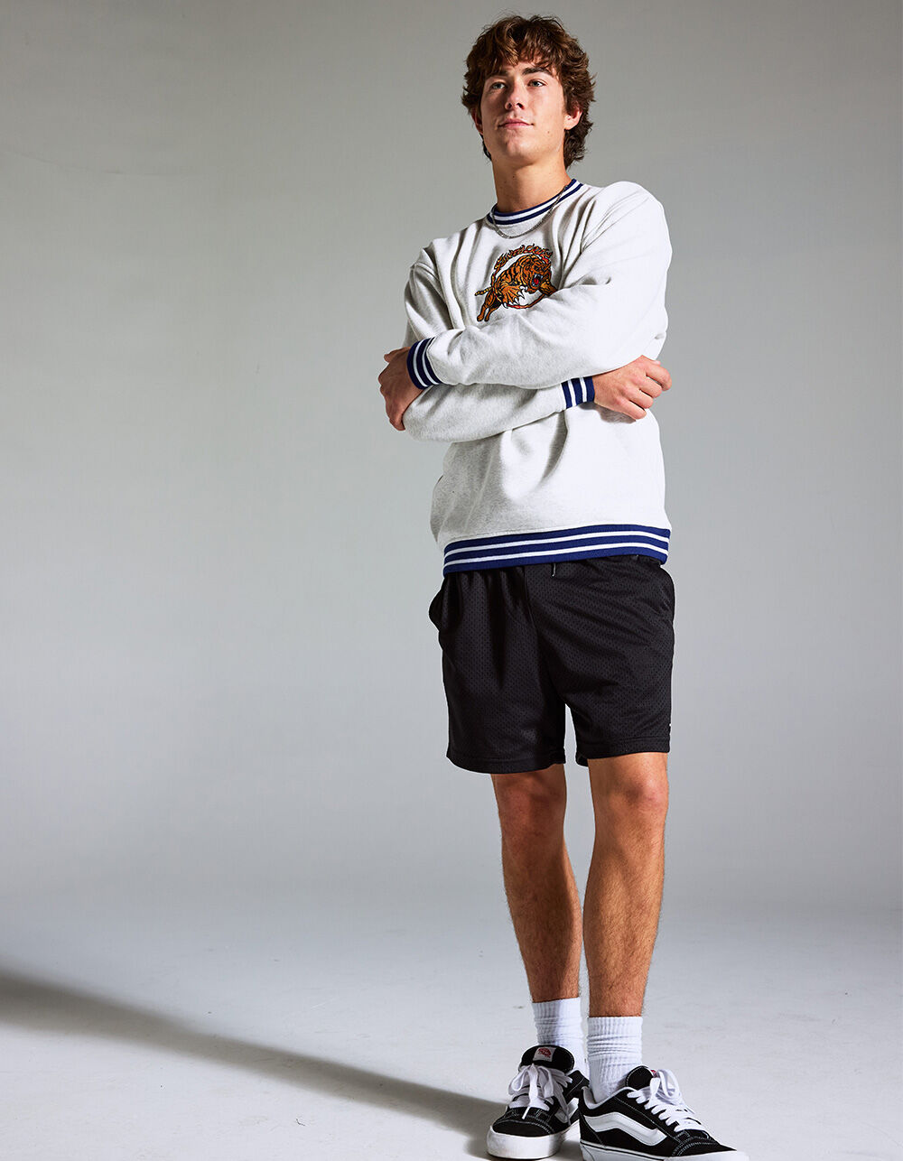 SANTA CRUZ Salba Tiger Simplified Mens Crewneck Sweatshirt