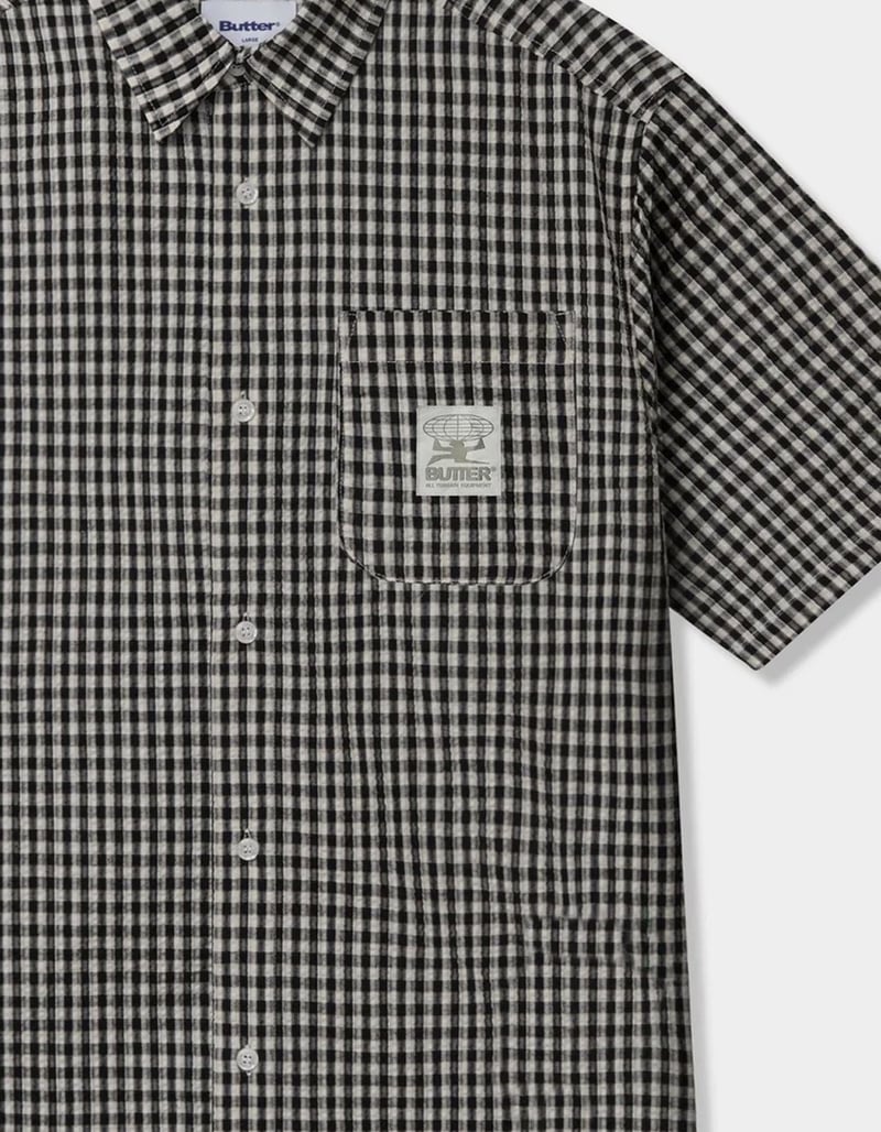 BUTTER GOODS Equipment Mens Button Up Shirt image number 1