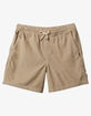 QUIKSILVER Taxer Mens Elastic Waist Corduroy Shorts image number 1