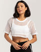 CHAMPION Mesh Cropped Womens Tee image number 1