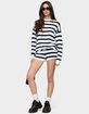 EDIKTED Amaris Oversized Striped Knit Sweater image number 5