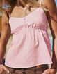 RSQ Womens Henley Babydoll Cami image number 7