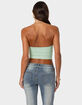 EDIKTED Cinched Strapless Triangle Top image number 5