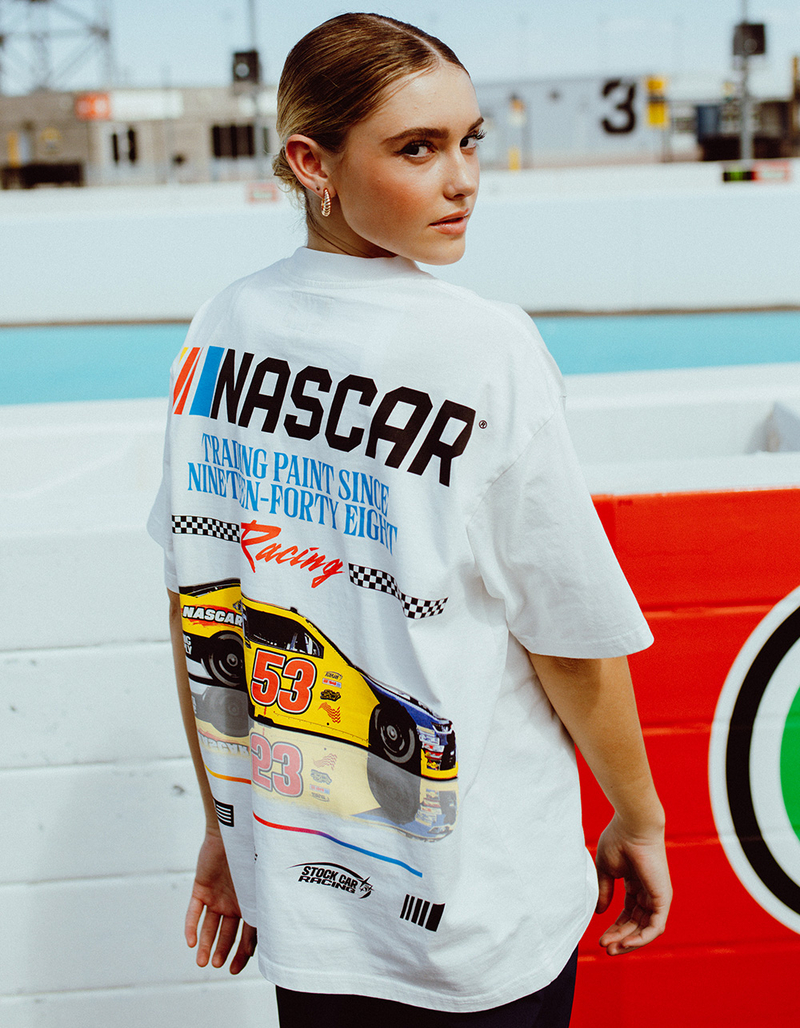 TILLYS x NASCAR Trading Paint Mens Boxy Tee image number 1