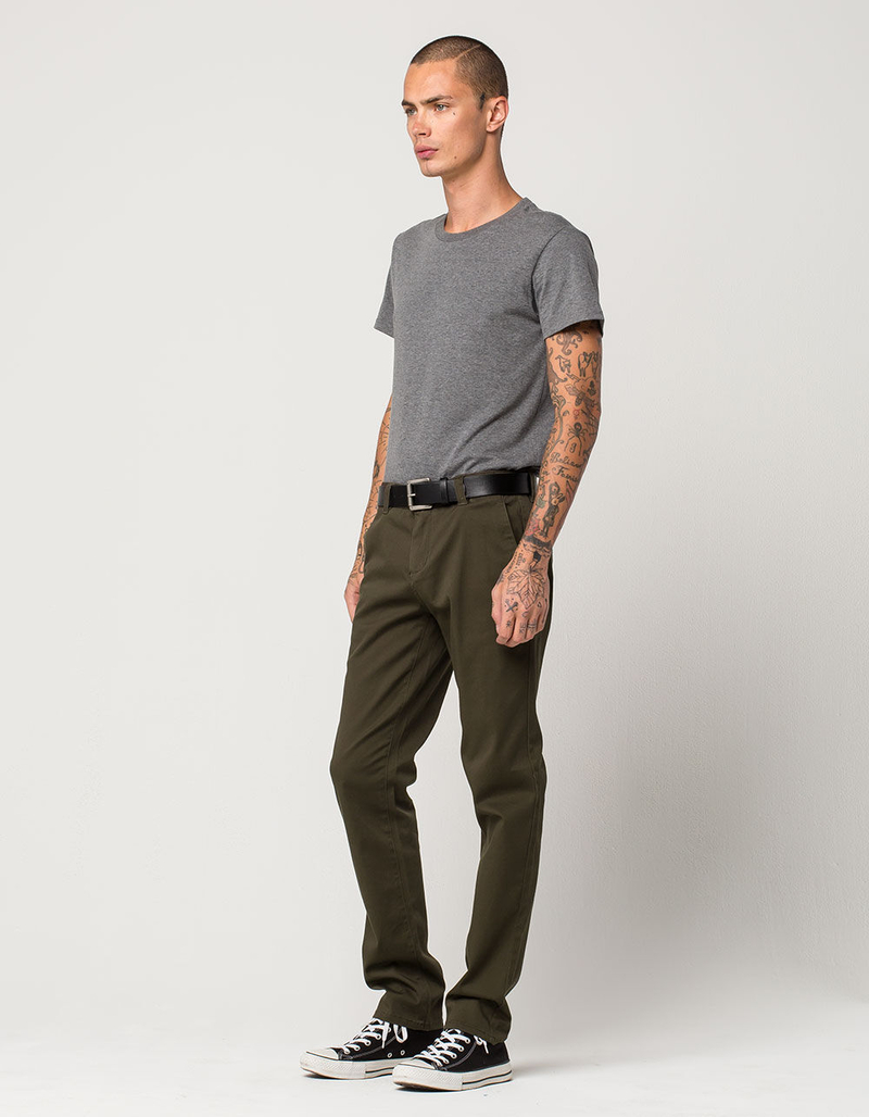 RSQ London Mens Skinny Stretch Chino Pants image number 4