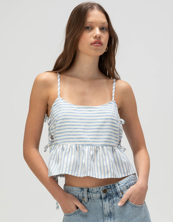 RSQ Womens Mixed Stripe Babydoll Cami Primary Image