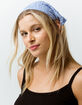 FULL TILT Floral Light Blue Head Scarf image number 1