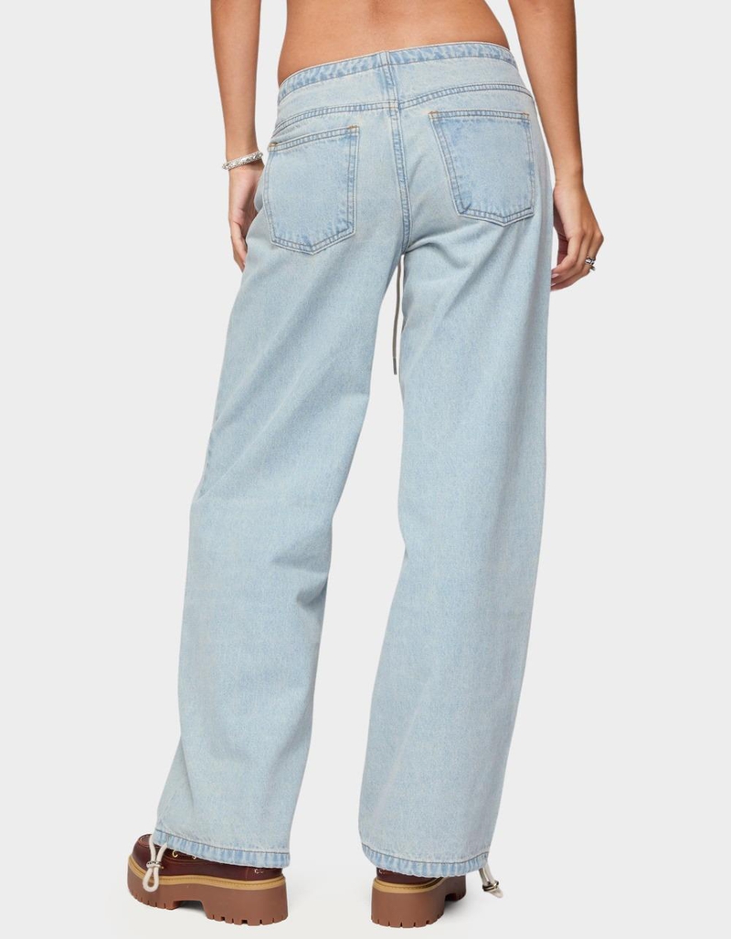 EDIKTED Meggie Low Rise Jeans image number 2