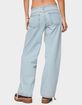 EDIKTED Meggie Low Rise Jeans image number 3