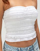 FULL TILT Lace Womens Tube Top image number 5