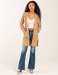 POOF Womens Front Pocket Cardigan image number 4
