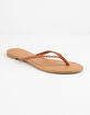 WILD DIVA Braid Tan Womens Sandals image number 1