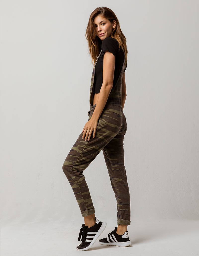 OTHERS FOLLOW Camo Womens Overalls image number 1