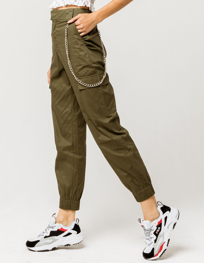 FULL TILT Chain Womens Cargo Pants image number 2