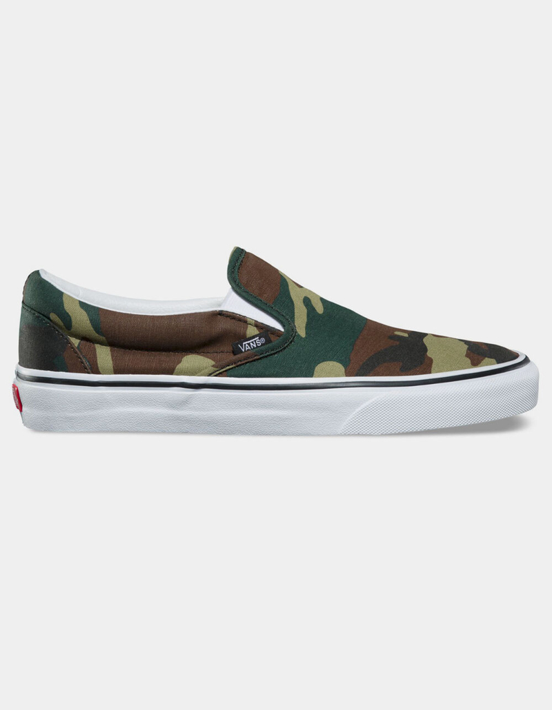 VANS Woodland Camo Classic Slip-On Shoes image number 0