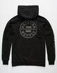 BRIXTON Oath IV Black Mens Hoodie image number 1