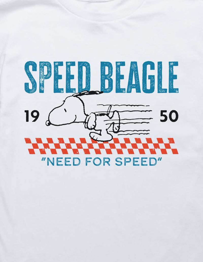 PEANUTS Speed Beagle Snoopy Unisex Kids Tee WHITE Tillys