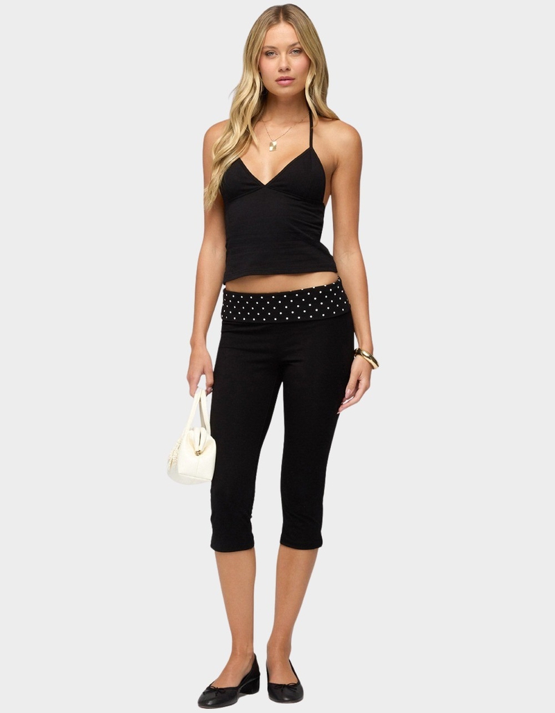 EDIKTED Noriah V-Neck Halter Top image number 4