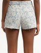 RSQ Womens Floral Print Denim Shorts image number 3
