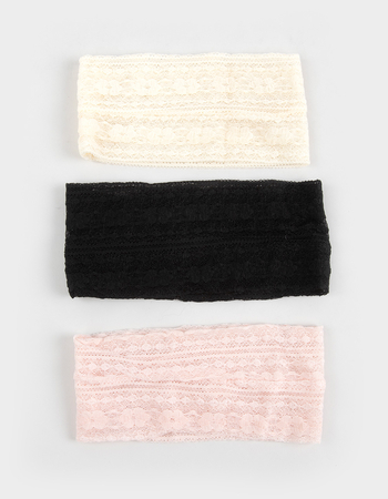 FULL TILT 3 Pack Lace Headbands Alternative Image