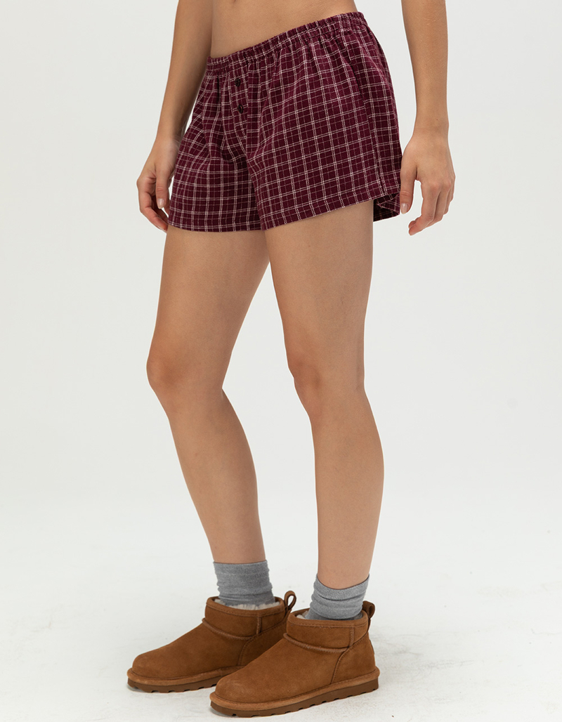 FULL TILT Plaid Flannel Womens Shorts image number 2
