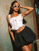 WEST OF MELROSE Bubble Womens Mini Skirt image number 1