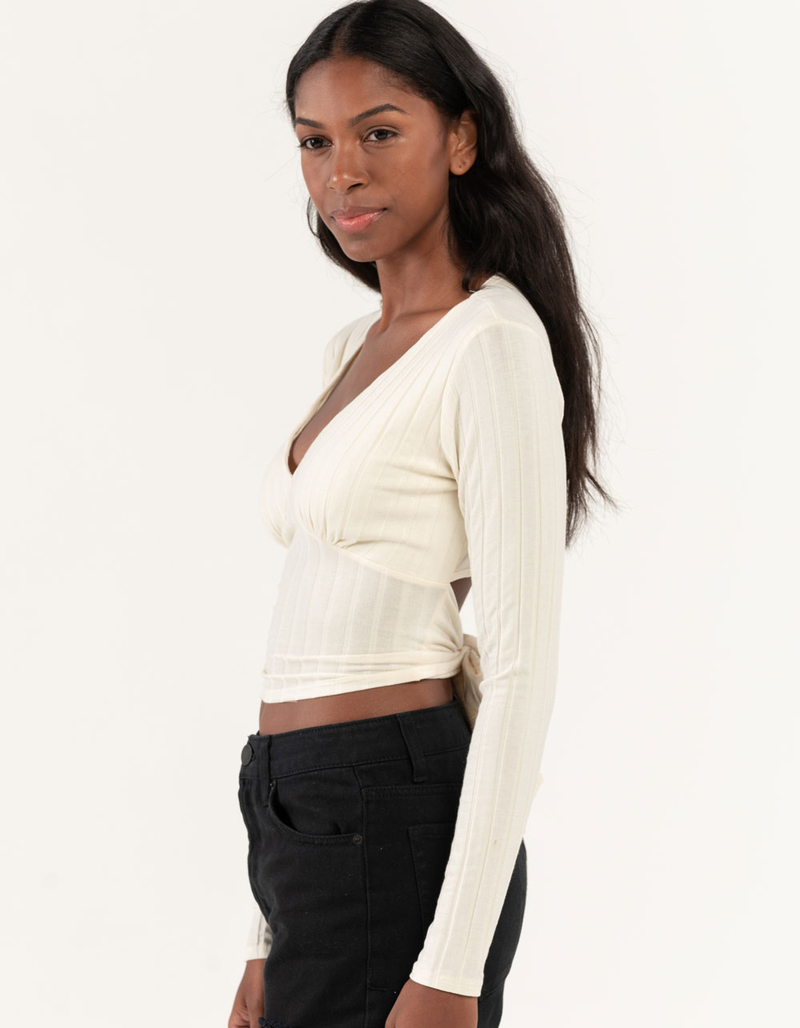 RSQ Open Tie Back Womens Top  image number 3