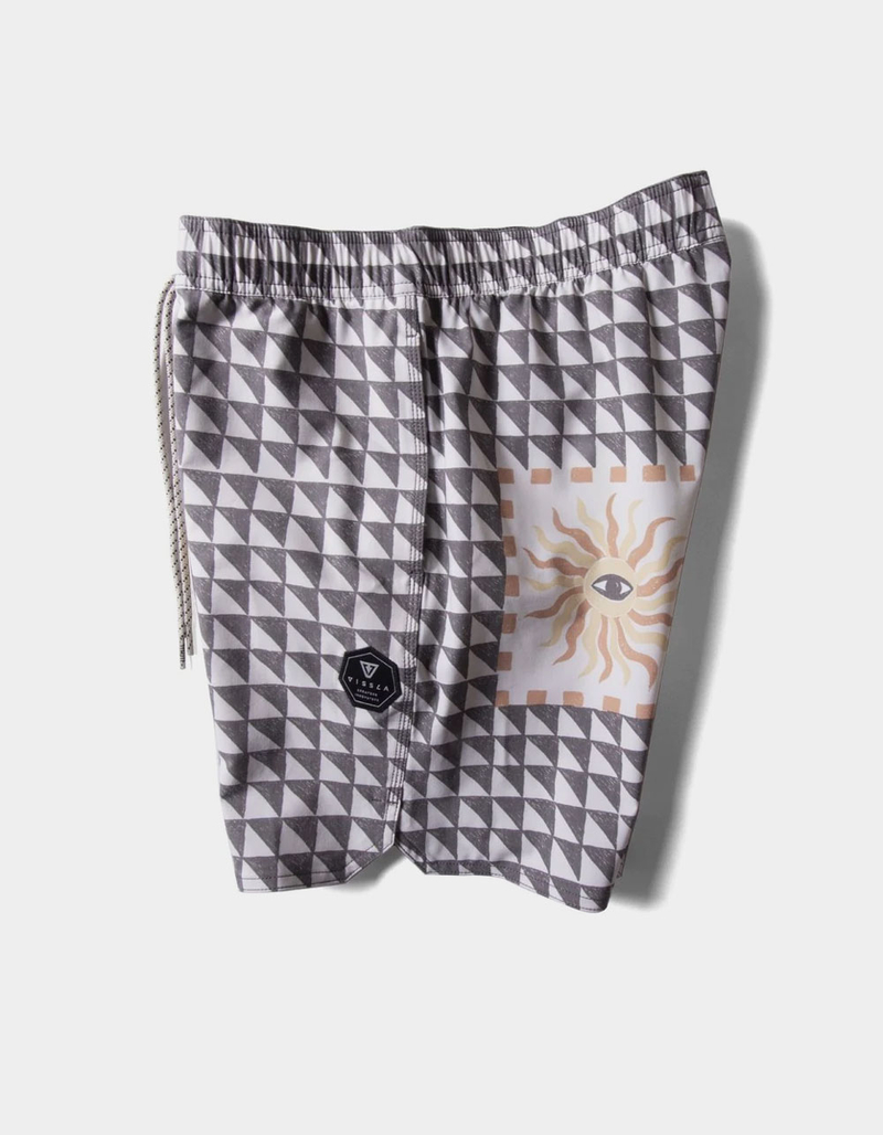 VISSLA Twisted Minds Ecolastic Mens 16.5" Volley Shorts image number 2