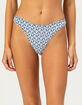 ROXY Hazy Dazy Textured High Leg Bikini Bottoms image number 2