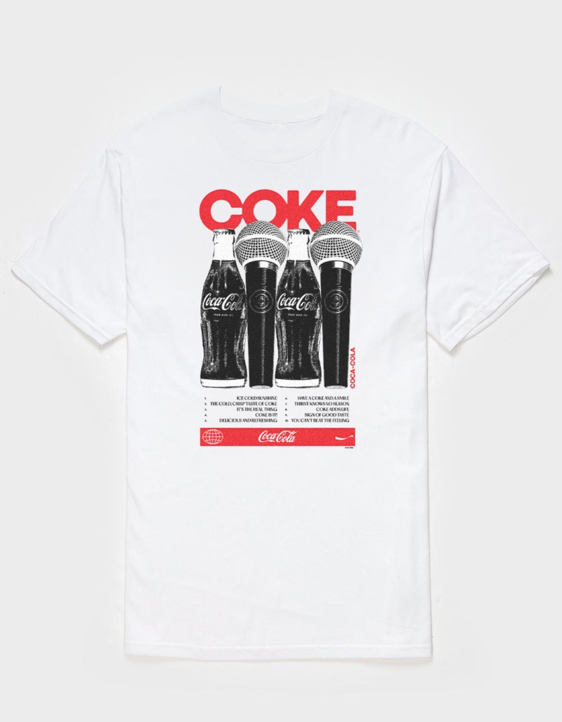 COCA-COLA Coke And Microphones Unisex Tee image number 0