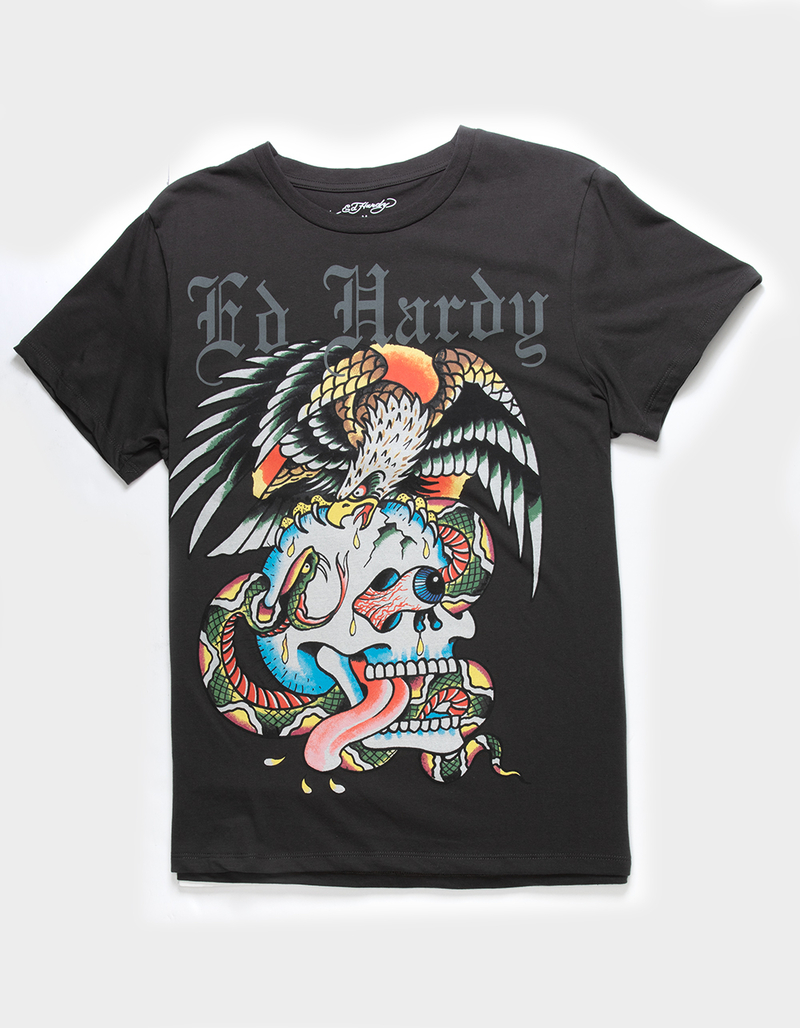 ED HARDY Battle Skull Mens Tee image number 0