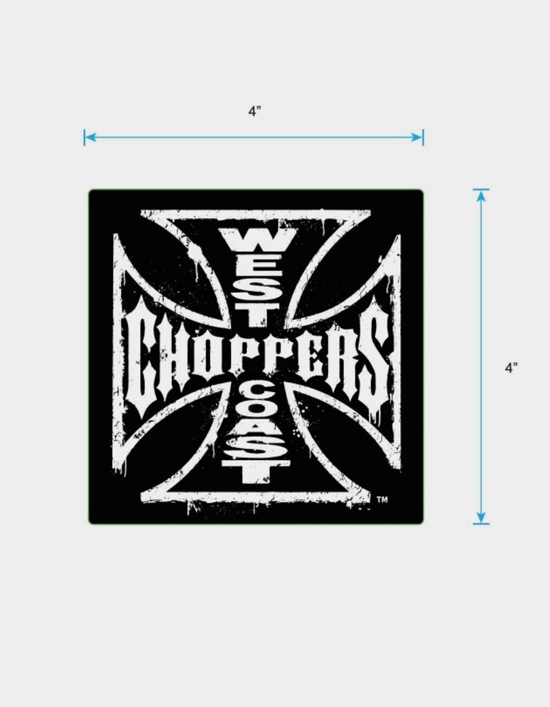 WEST COAST CHOPPERS Logo Sticker image number 1
