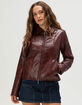 BDG Urban Outfitters Womens Fitted Faux Leather Jacket image number 5