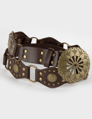 Western Ring Buckle Belt Alternative Image