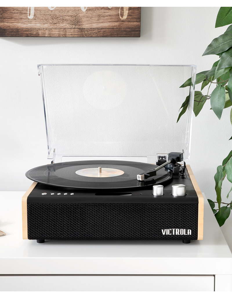 VICTROLA Eastwood Bamboo Record Player image number 2