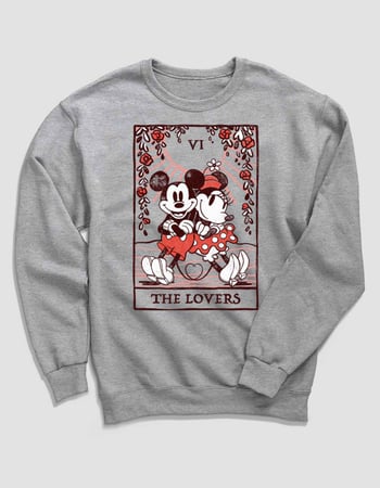 DISNEY The Lovers Card Unisex Oversized Pullover Primary Image