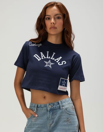 MITCHELL & NESS Dallas Cowboys Womens Crop Tee Primary Image